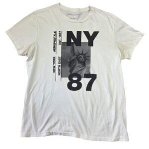 Aeropostale Mens New York City Statue of Liberty Graphic T-Shirt Casual Preppy